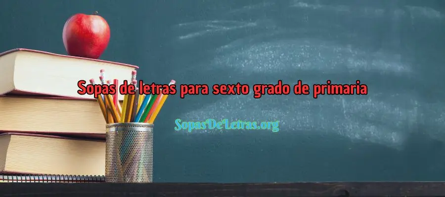 sopa de letras 6 primaria pdf