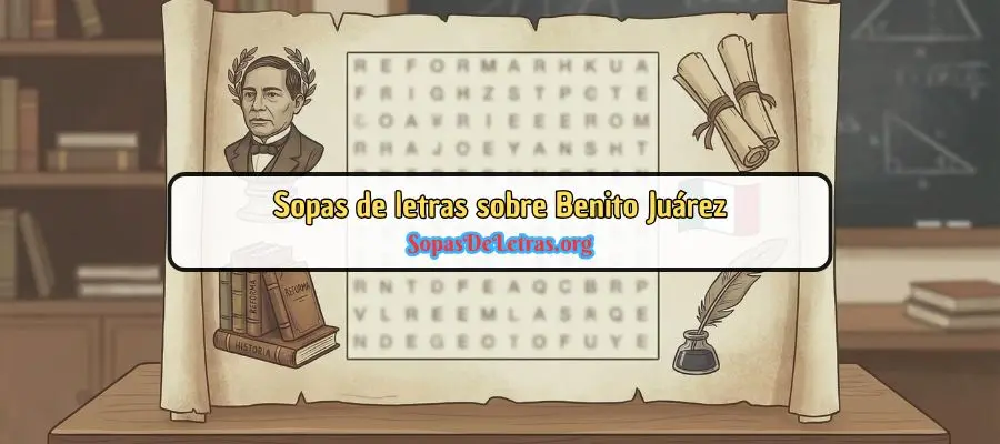 sopas de letras de benito juarez en pdf para descargar e imprimir
