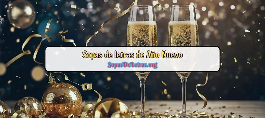 sopas de letras de año nuevo en pdf para descargar e imprimir